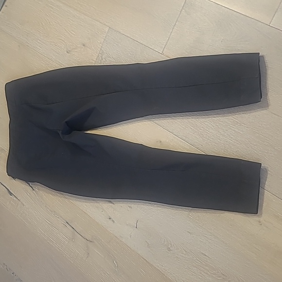 Everlane Pants Women's sz 2 Black The Side Zip Mid Rise Stretch Crop Pants - Picture 3 of 11